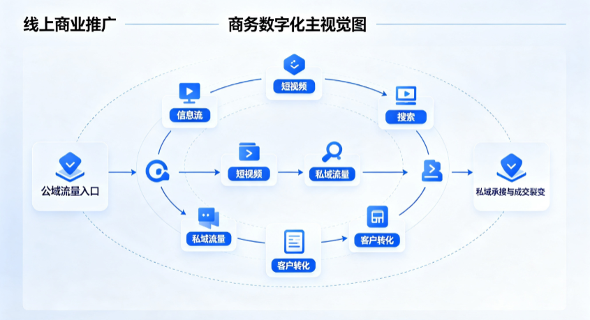 福清市线上商业推广怎么做？全域流量闭环搭建与低成本转化实战指南
